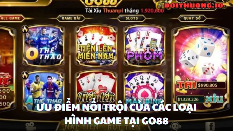 Ưu điểm nổi trội của các loại game tại đây